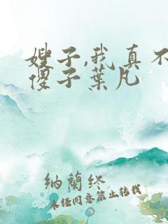 嫂子,我真不是傻子叶凡