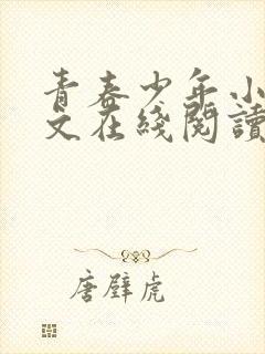 青春少年小说全文在线阅读