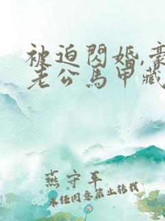 被迫闪婚,豪门老公马甲藏不住 完结