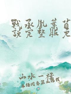 战承胤叶苜苜小说完整版免费看