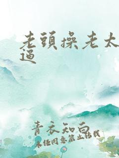 老头操老太太的逼