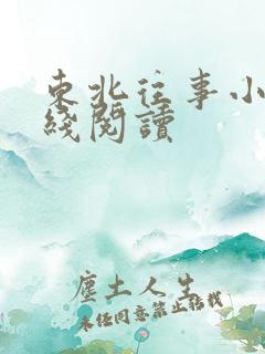 东北往事小说在线阅读