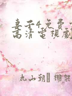妻子4免费完整高清电视剧在线