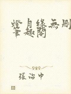 灯月缘无删减版笔趣阁