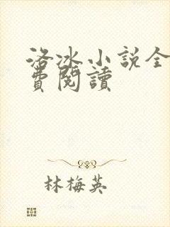 洛冰小说全文免费阅读