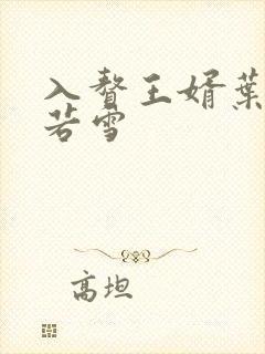 入赘王婿叶凡唐若雪