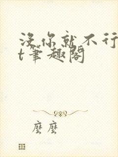 没你就不行txt笔趣阁