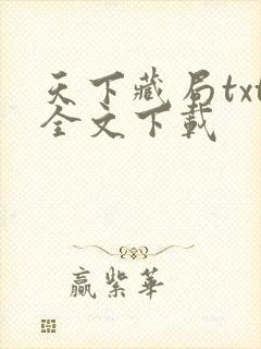 天下藏局txt全文下载
