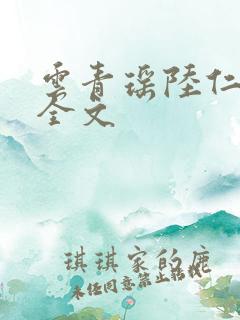 云青瑶陆仁阅读全文