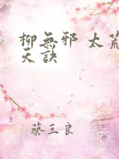 柳无邪 太荒吞天诀