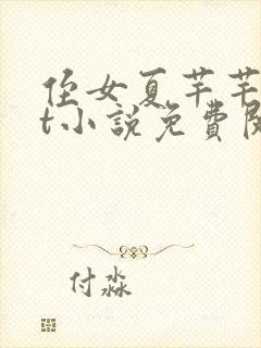 侄女夏芊芊txt小说免费阅读