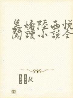 慕娇陆西悦免费阅读小说全文