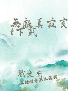 无敌真寂寞txt下载