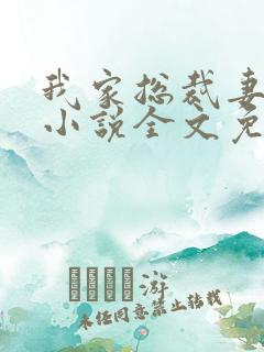 我家总裁妻管严小说全文免费阅读