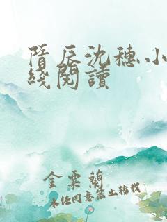 隋辰沈穗小说在线阅读