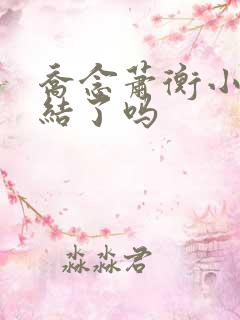 乔念萧衡小说完结了吗