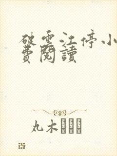 破云江停小说免费阅读