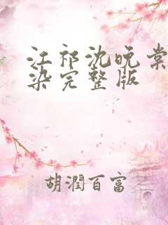 江祁沈晚棠程夏染完整版