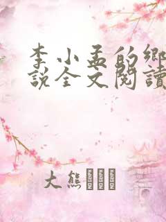 李小孟的乡村小说全文阅读免费