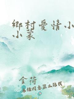 乡村爱情小说王小蒙