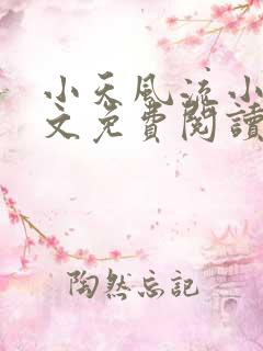 小天风流小说全文免费阅读无弹窗