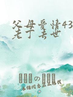 父母爱情43集老丁去世