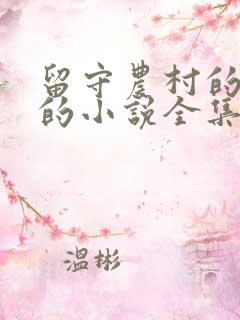 留守农村的女人的小说全集