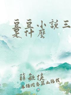 豆豆小说三部曲是什么