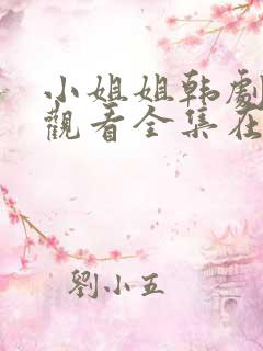 小姐姐韩剧免费观看全集在线高清