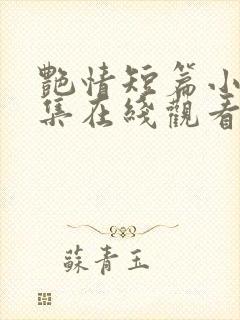 艳情短篇小说合集在线观看