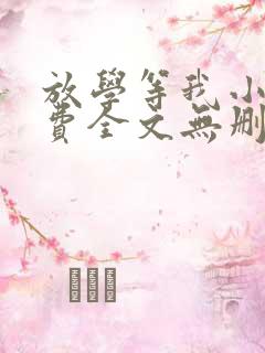 放学等我小说免费全文无删减阅读