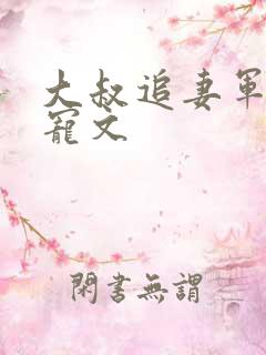 大叔追妻军婚甜宠文