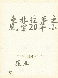 东北往事之黑道风云20年小说在线阅读