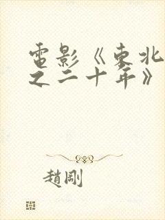 电影《东北往事之二十年》