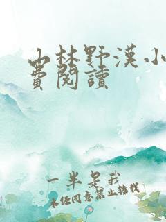山林野汉小说免费阅读
