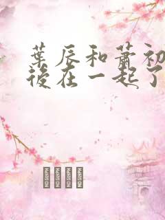 叶辰和萧初然最后在一起了吗