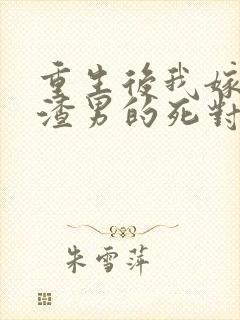 重生后我嫁给了渣男的死对头孙樾