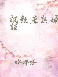 调教老熟妇 小说