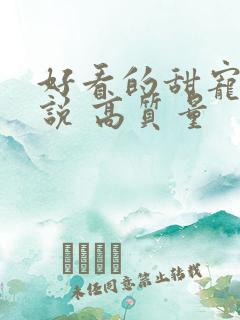 好看的甜宠文小说 高质量