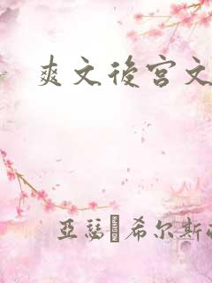 爽文后宫文小说