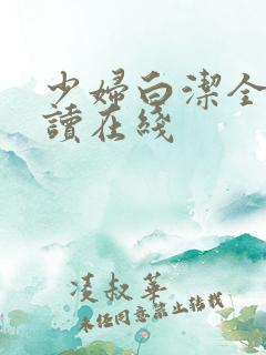 少妇白洁全文阅读在线