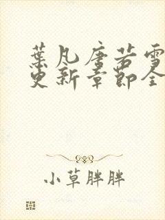 叶凡唐若雪最新更新章节全文免费