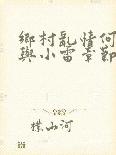 乡村乱情何秋敏与小雷章节