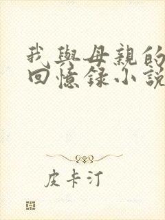 我与母亲的真实回忆录小说在线阅读