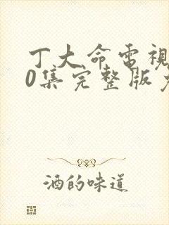 丁大命电视剧40集完整版免费收看