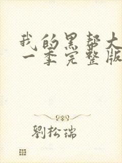 我的黑帮大佬第一季完整版免费观看高清