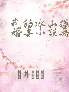 我的冰山总裁未婚妻小说无弹窗