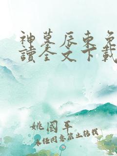 神墓辰东免费阅读全文下载