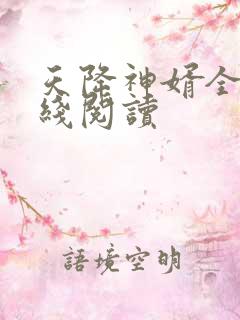天降神婿全文在线阅读