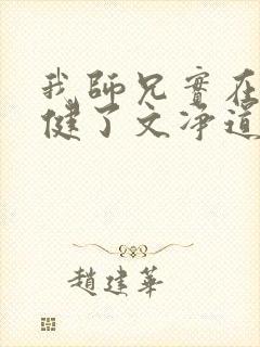 我师兄实在太稳健了文净道人结局